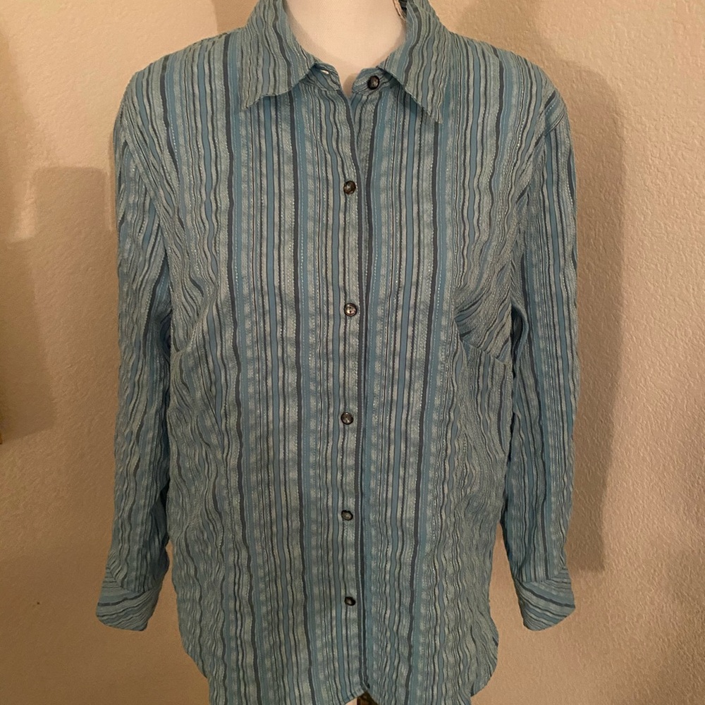Napa Valley Women Button Down Shirt Size 16W